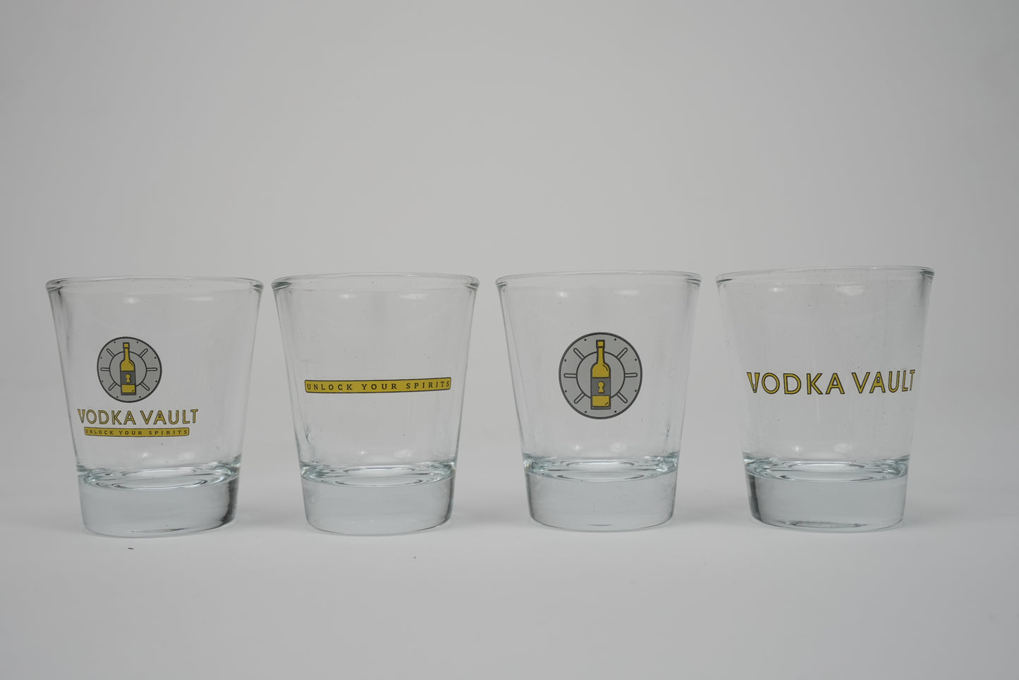 Vodka Vault with Shot Glasses