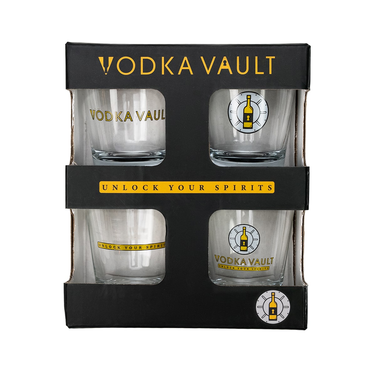 Vodka Vault Shot Glasses